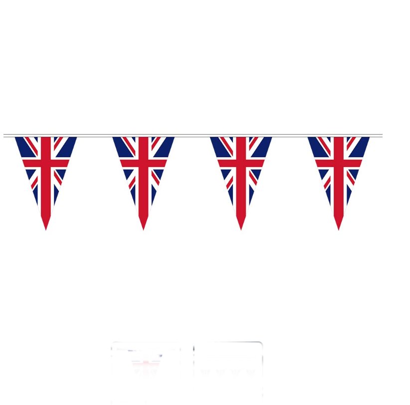 Wimpelkette Union Jack, 10m