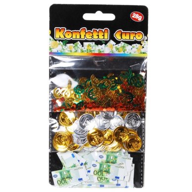 Metallic Konfetti Geld, 3 in 1, 28 g