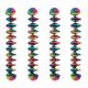 Karneval Deko Rotor-Spiralen Rainbow
