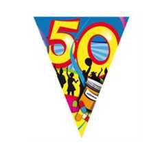 Motiv Wimpelkette zum 50.Geburtstag