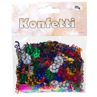 Konfetti Luftballons, bunt, 25g