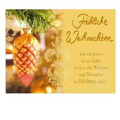 Perleberg Postkarte Weihnachten