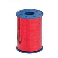 Metallic Glanzband rot 200 m