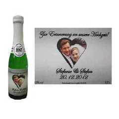 Hochzeit Sekt Herz