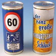 Bier zum 60. Geburtstag Verkehrsschild