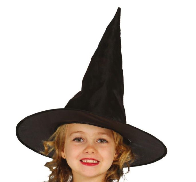 Hexenhut Kinder, schwarz Hexenhut Kinder, schwarz