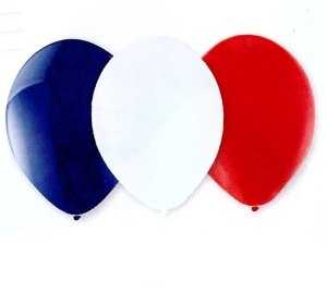 Frankreich Luftballons - 50 Stück