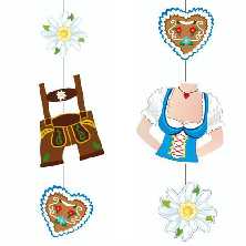 Hängedekoration Trachten & Dirndl