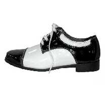 Herrenschuh DISCO Black/White