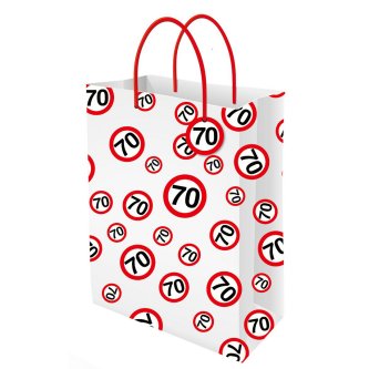 Geschenktasche zum 70. Geburtstag