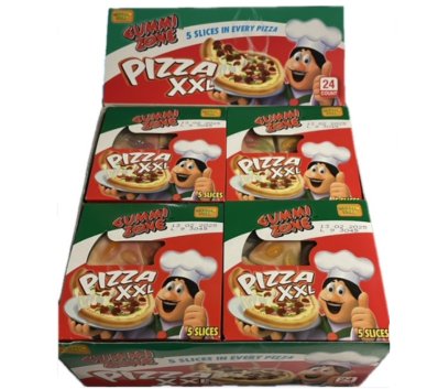 	       Italien Fruchtgummi Pizza, 48 x 14g