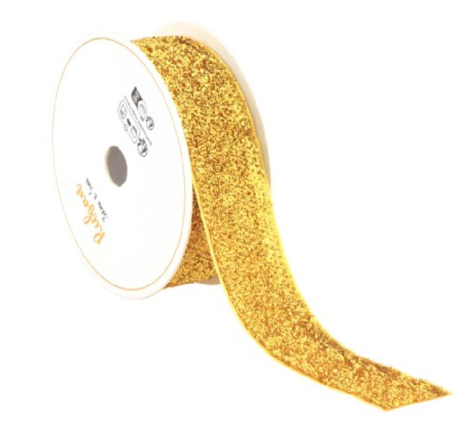 Geschenkband gold glitzer,3m x 2,5 cm Geschenkband gold glitzer,3m x 2,5 cm