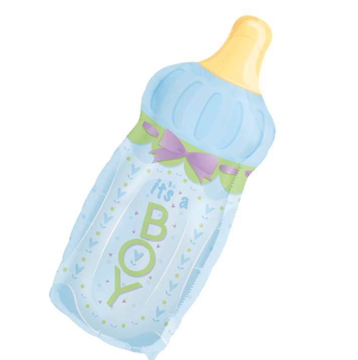 Baby Nuckelflasche, blau-Junge