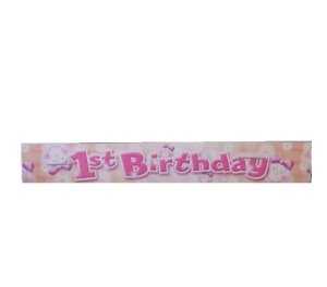 Banner 1.Geburtstag- Girl