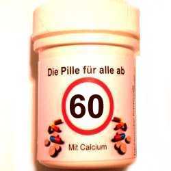 Geschenke 60. Geburtstag: Die Pille für alle ab 60