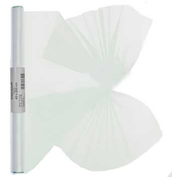 Dekostoff Organza 9m x 16 cm, weiss