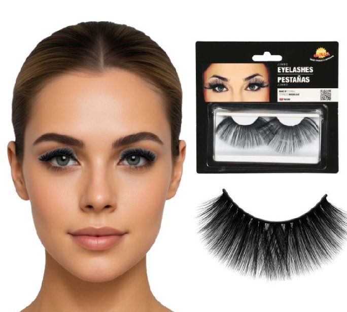 Wimpern buschig schwarz Wimpern buschig schwarz