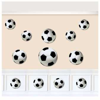Mottoparty Fußball Cutouts Ausschnitte