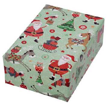 Weihnachtsmann/Tannenbaum/Rentiere