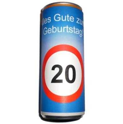 Alles Gute zum 20. Geburtstag - Energy Drink