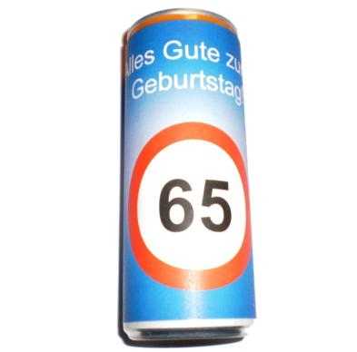 Alles Gute zum 65. Geburtstag - Energy Drink