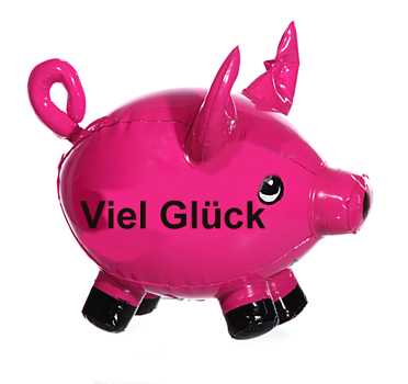 Aufblasbares Schwein