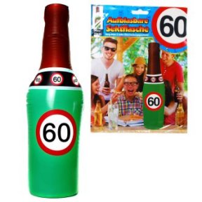 Aufblasbare Sektflasche 60