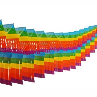 Großraumgirlande mit Fransen, 10m