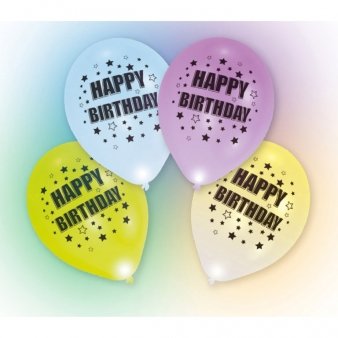 LED Ballons Happy Birthday