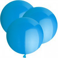 Riesen Rundballon Extra Stark Blau