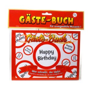 Gästebuch Happy Birthday
