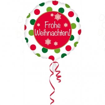 Frohe Weihnachten Folienballon