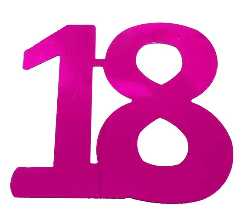 Flitterkonfetti 18, pink