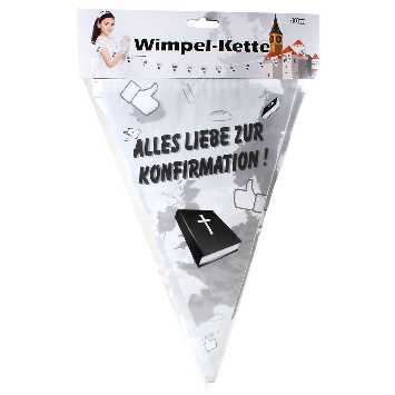 Wimpelkette zur Konfirmation