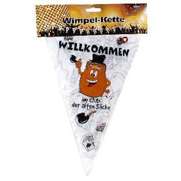 Willkommen Alte Säcke Wimpelkette