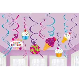 Happy Birthday Swirl Cake Deckendeko