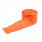 Girlande aus Krepppapier Orange, 24m