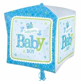 Welcome Baby Boy Folienballon