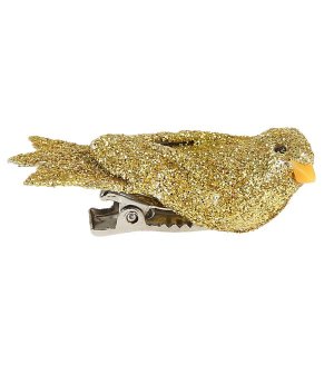 Goldene Vögel mit Clip