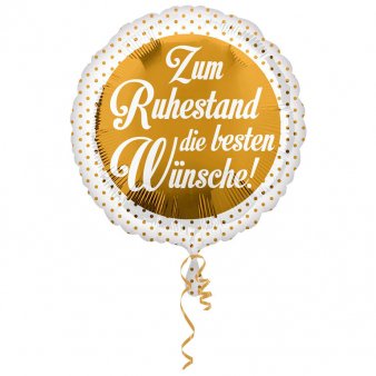 Folienballon Ruhestand