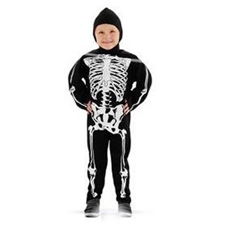 Skelett Kostüm: 10-12 Jahfre