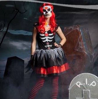 Day of the Dead f. Damen Größe L/XL