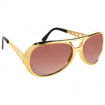 Funbrille Vegas, gold