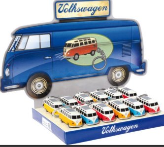 VW Bus Schlüsselanhänger mit LED Licht