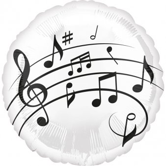 Folienballon - Musik Noten