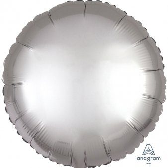 Folienballon Rund,silber, 71 cm