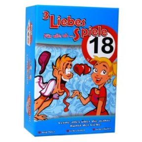 Partyspiel - 3 Liebesspiele für alle ab 18