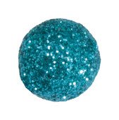 Glitter Glimmer Kugeln, türkis