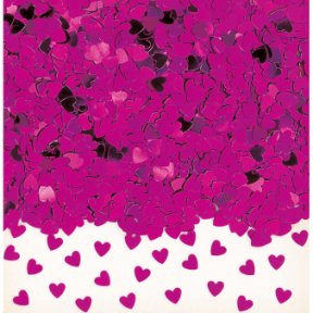 Herz Streukonfetti zum 16. Geburtstag, pink