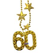 Halskette zum 60. Geburtstag, gold